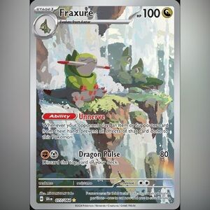 🌟 Fraxure 077/064 Pokémon Card - Shrouded Fable - NM Secret Rare 🌟